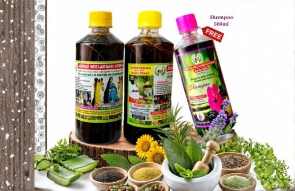 Untitled design - 2026-07-16T125133.512 Hair Oil 1000ml+Shampoo 500ml(free)